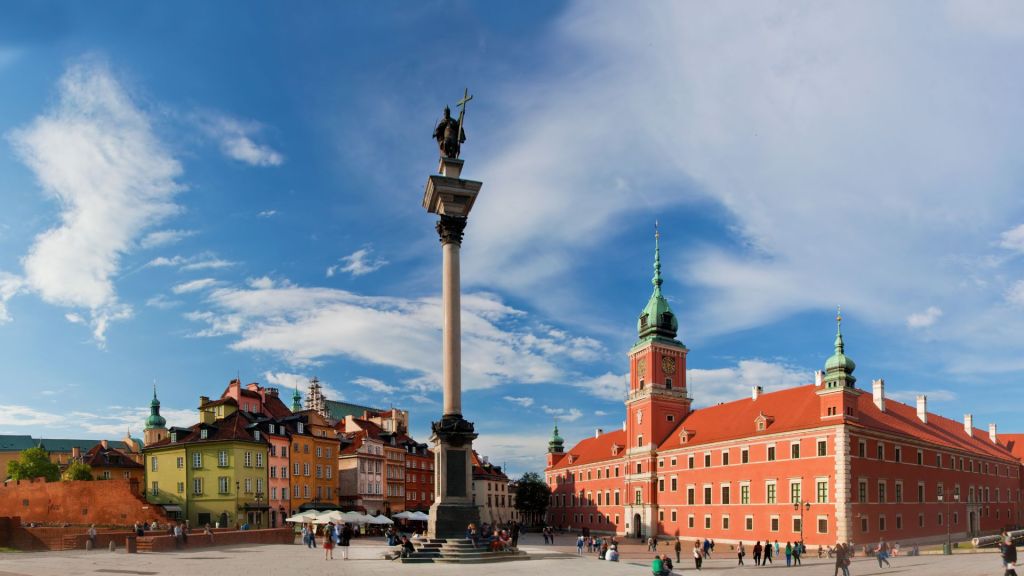 Sigismund's Column in Warsaw old town